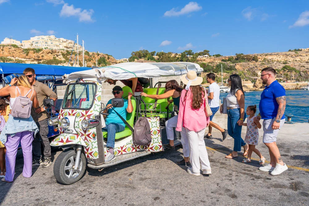 Gozo tuk-tuk tour reference photograph from Yippee Malta